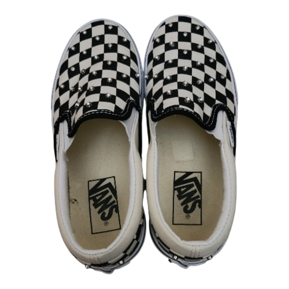 Vans Checkerboard Rhinestone Classic Slip-On - Picture 3 of 9